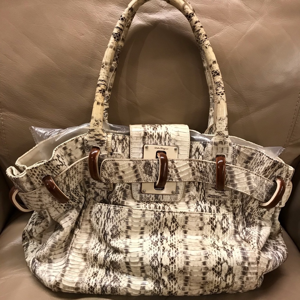 Salvatore Ferragamo Python Bag - image 1